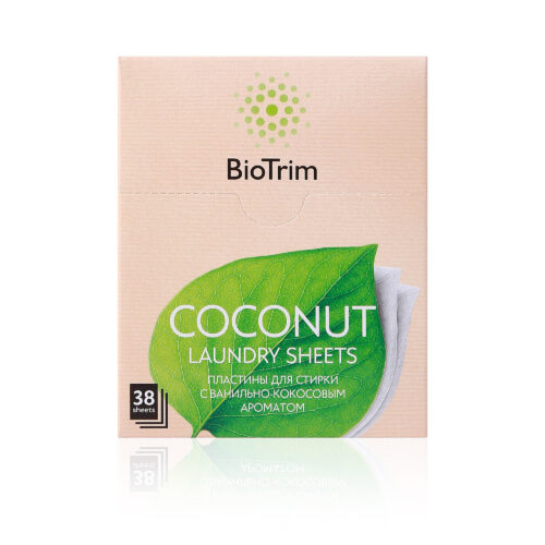 Пластины для стирки деликатных тканей BioTrim COCONUT