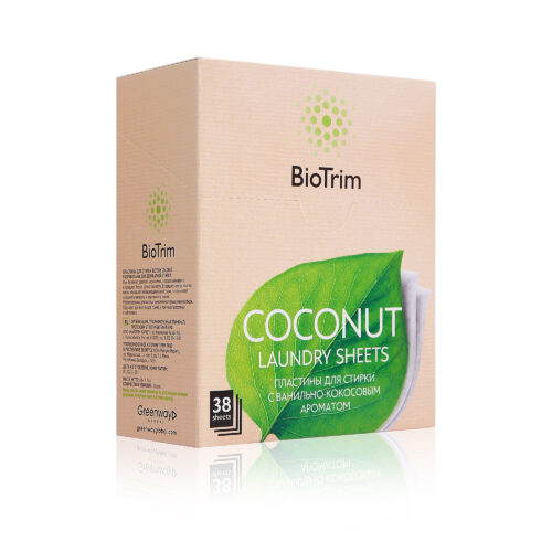 Пластины для стирки деликатных тканей BioTrim COCONUT