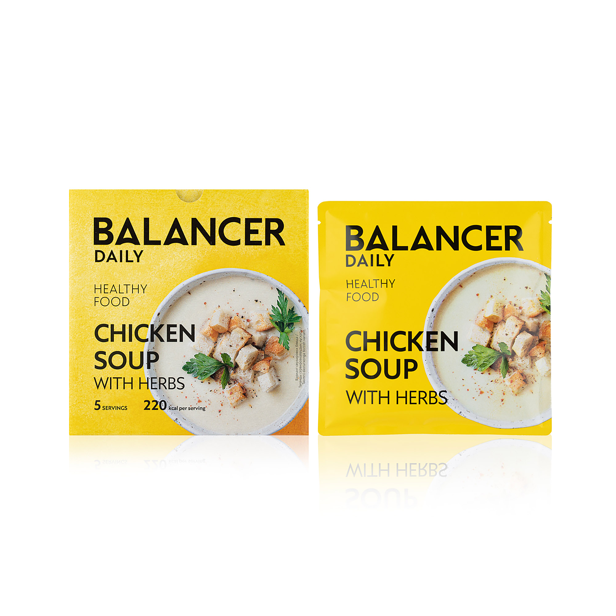 Коктейль BALANCER DAILY со вкусом «Куриный суп с зеленью» 5 шт