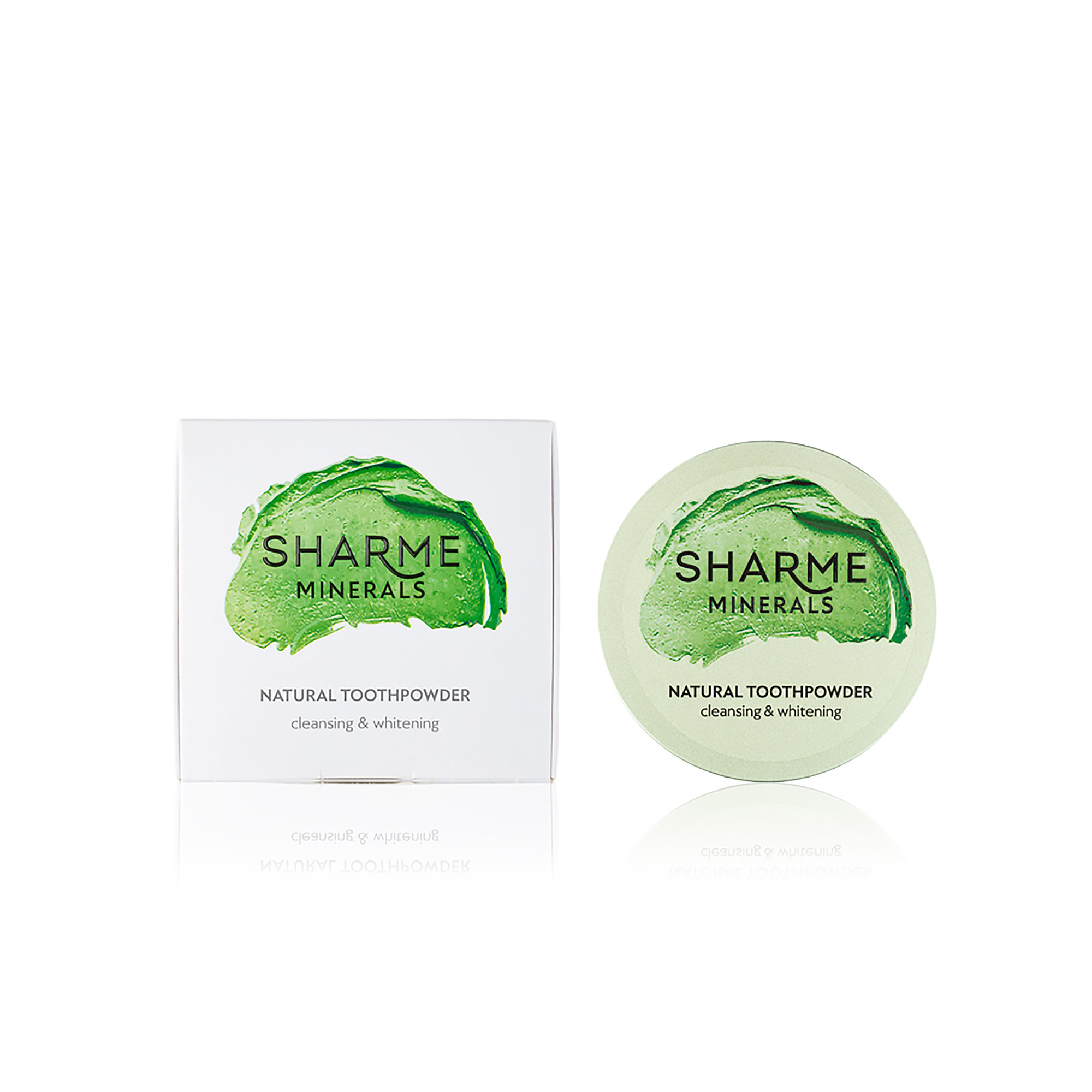 Sharme-Minerals-natural-toothpowder-1 копия Фитоминеральный зубной порошок Sharme Minerals очищение и отбеливание 46 г