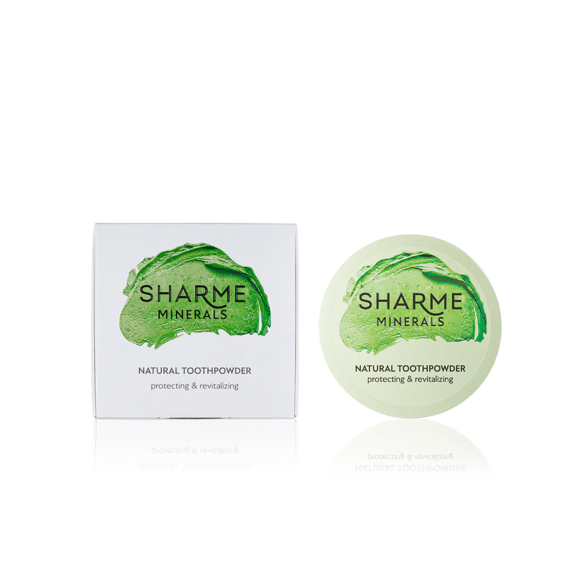 Sharme-Minerals-natural-toothpowder-4 копия Фитоминеральный зубной порошок Sharme Minerals защита и восстановление 46 г