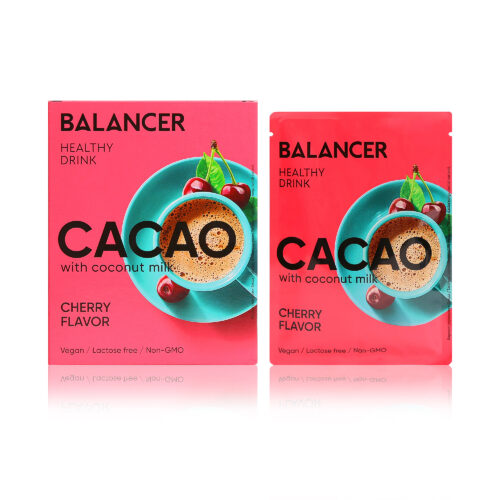 Какао Balancer Cacao на кокосовом молоке со вкусом «Вишня»