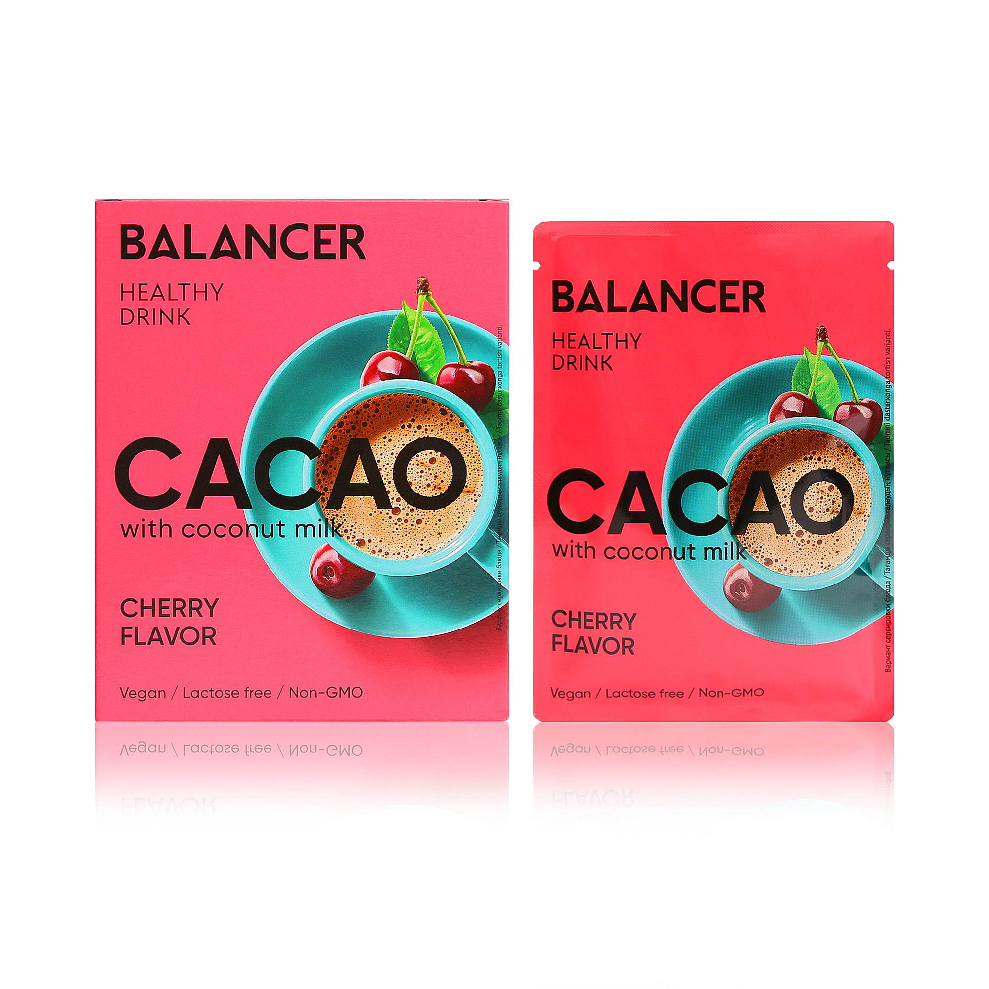 Какао Balancer Cacao на кокосовом молоке со вкусом «Вишня»
